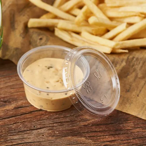 1.5 - 2 oz portion cup lid