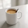 Coffee Stirrer in a Coffee Cup