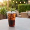 Black 7.75" Jumbo Straw