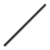Unwrapped Black 7.75" Jumbo Straw