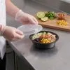BIZCO Essentials Black Round Microwavable Heavy Weight Container with Lid