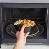 BIZCO Essentials Black Round Microwavable Heavy Weight Container with Lid