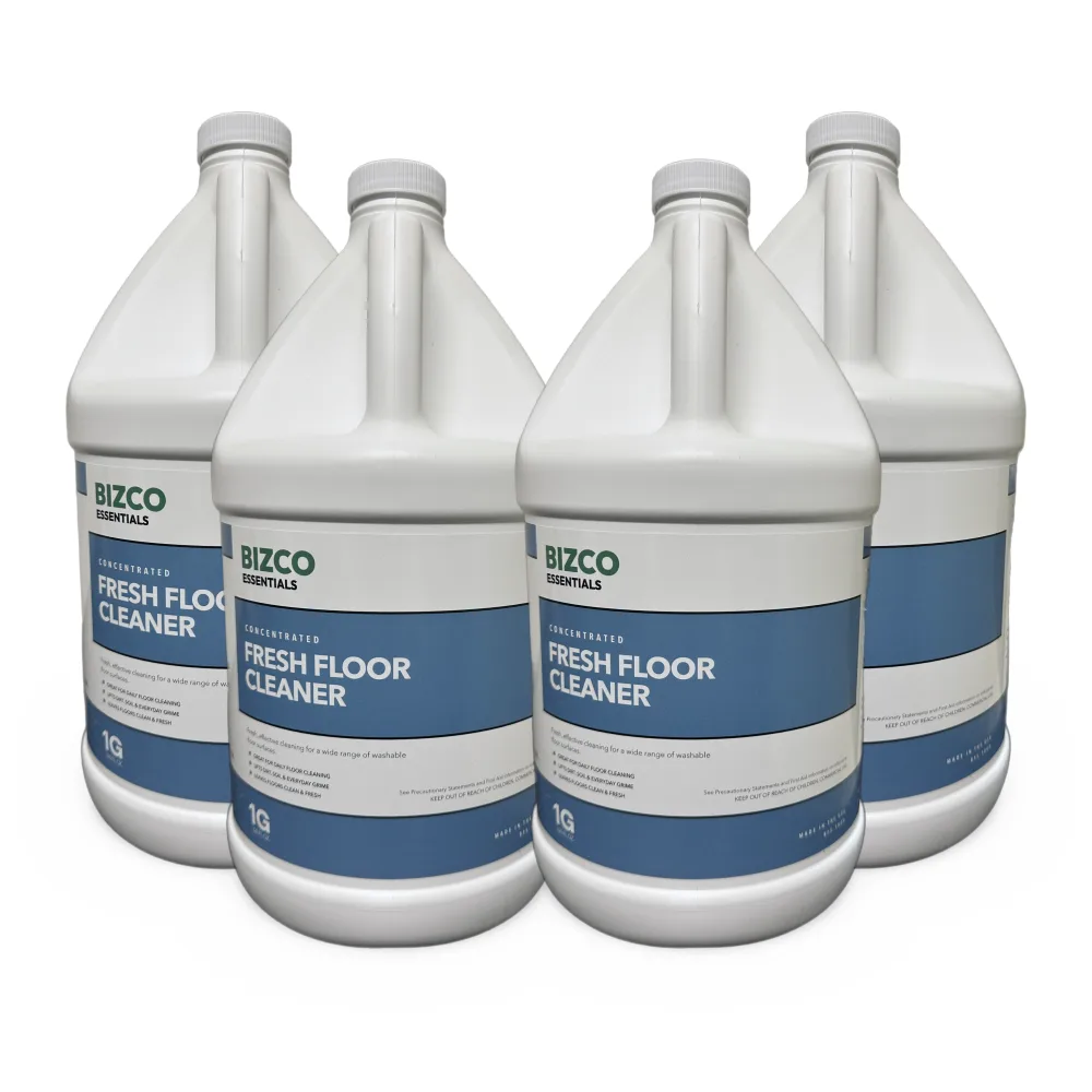 BIZCO Essentials Concentrated Fresh Floor Cleaner, 1 Gallon - 4/Case