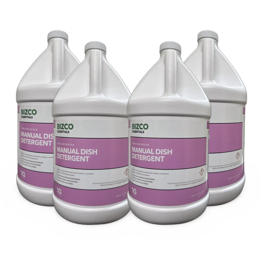 BIZCO Essentials Concentrated Manual Dish Detergent, 1 Gallon - 4/Case