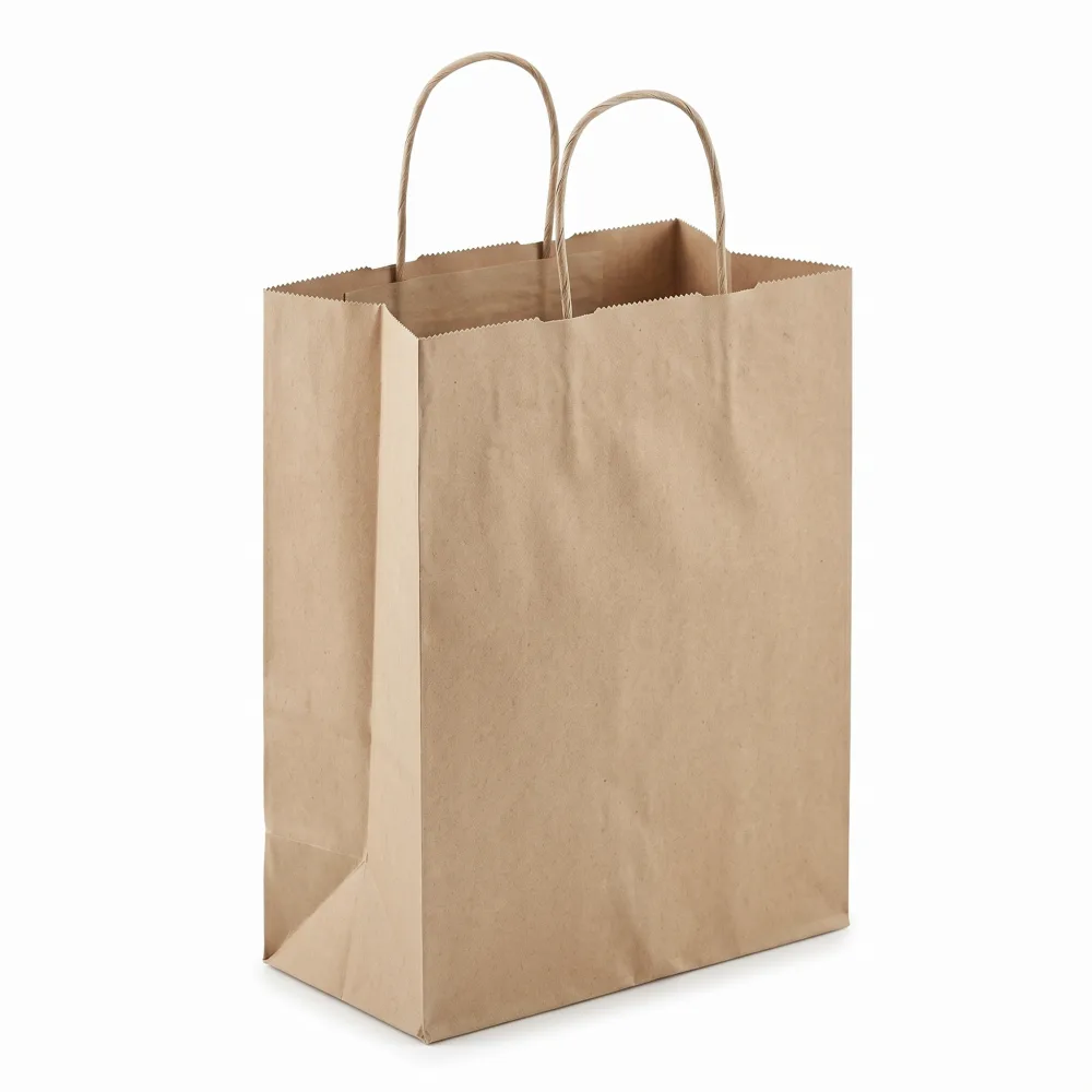 BIZCO Essentials Kraft Paper Bag with Handles