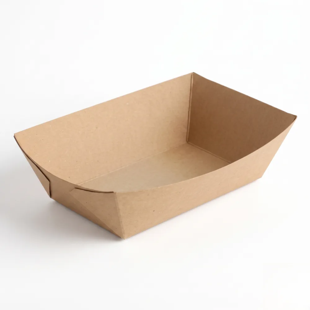 2 lb kraft food tray