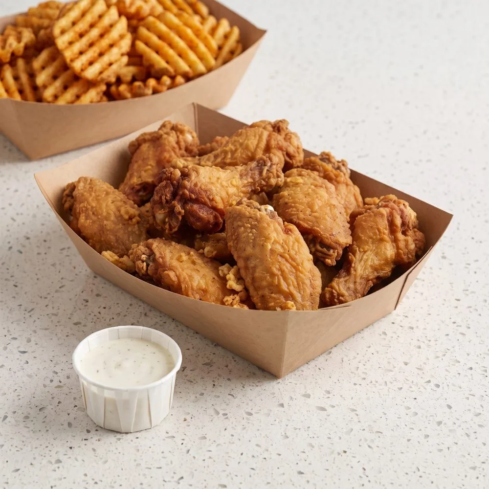 BIZCO Essentials Paper Food Tray