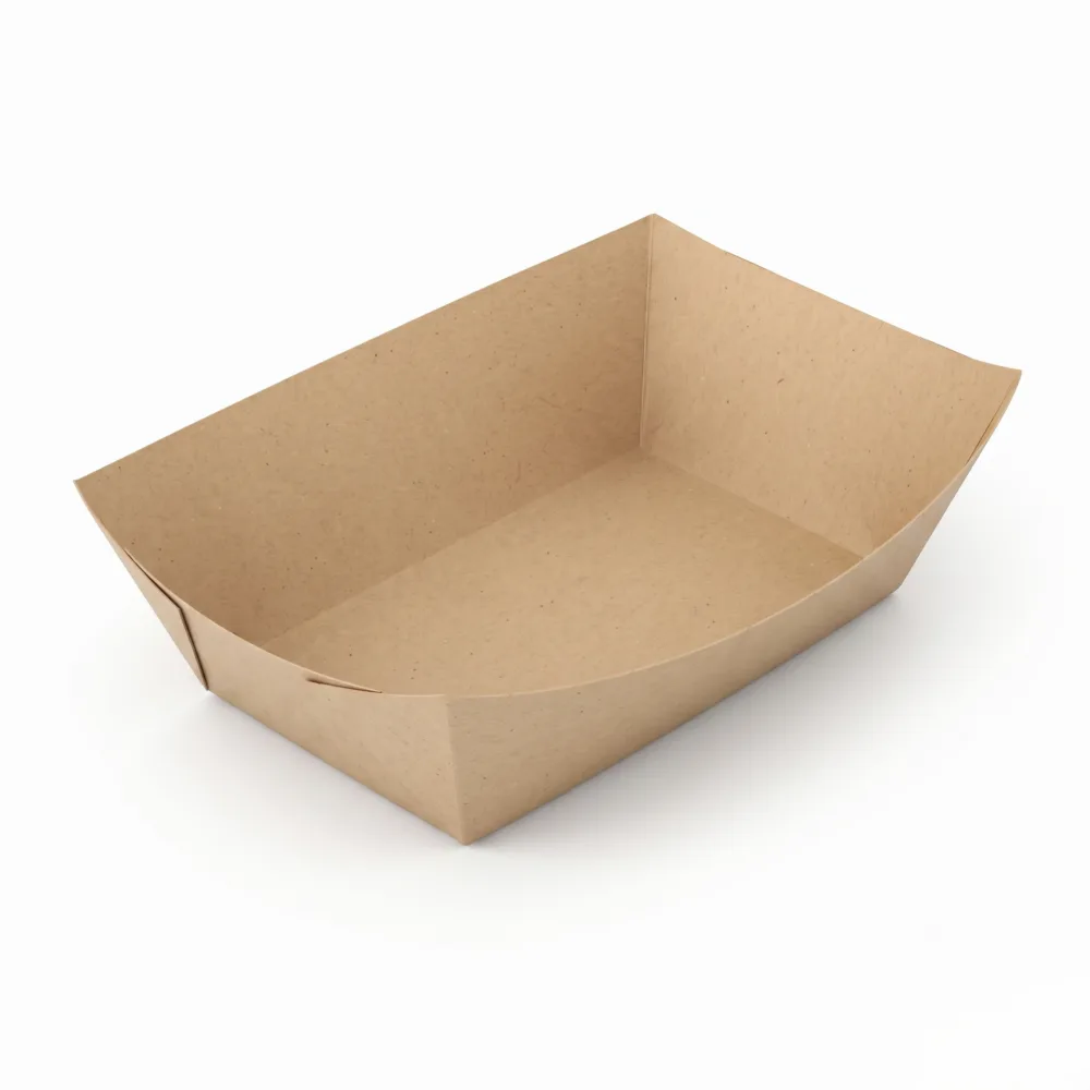 3 lb kraft food tray