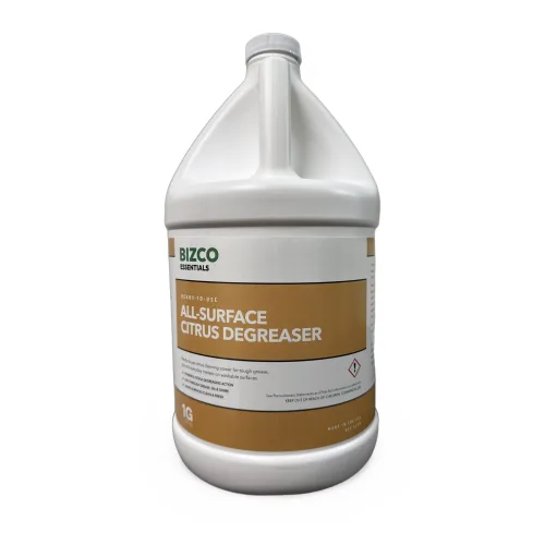 BIZCO Essentials Ready-to-Use All-Surface Citrus Degreaser, 1 Gallon - 4/Case