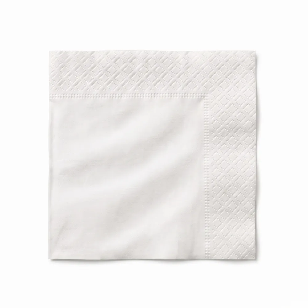 2-Ply White Cocktail Napkin