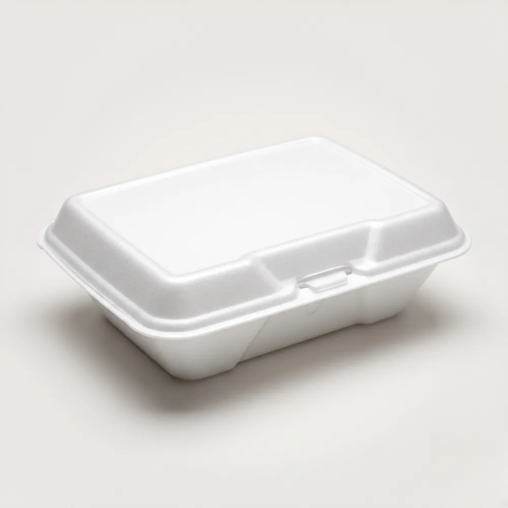 BIZCO Essentials White Foam Take Out Container
